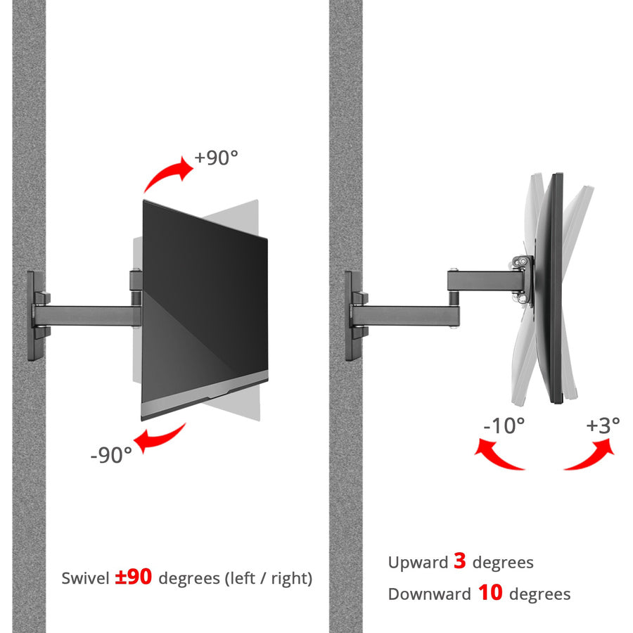 SIIG Articulating Full Motion LCD / TV Monitor Mount - 13