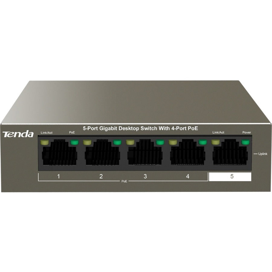 Tenda 5-Port Gigabit Desktop Switch with 4-Port PoE