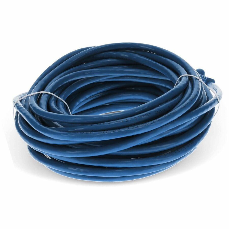 AddOn 15ft RJ-45 (Male) to RJ-45 (Male) Straight Blue Cat6 UTP PVC Copper Patch Cable