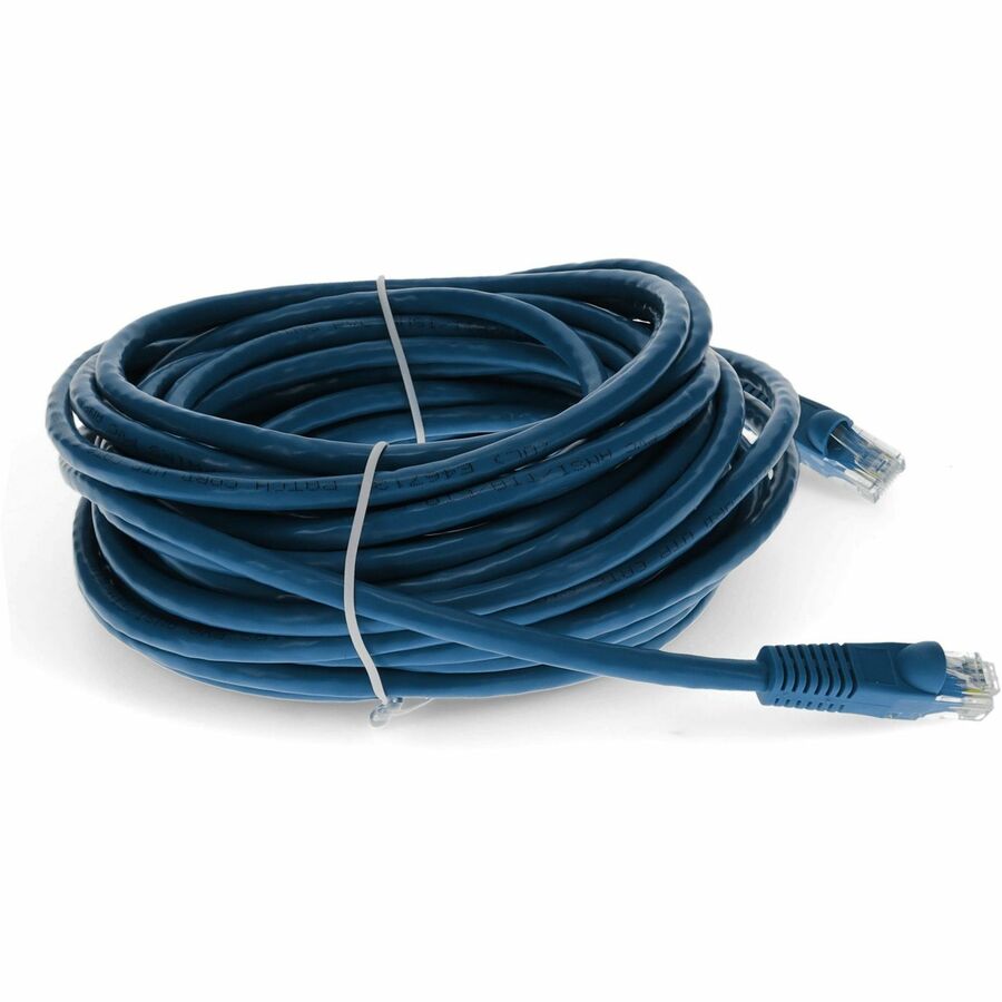 AddOn 15ft RJ-45 (Male) to RJ-45 (Male) Straight Blue Cat6 UTP PVC Copper Patch Cable