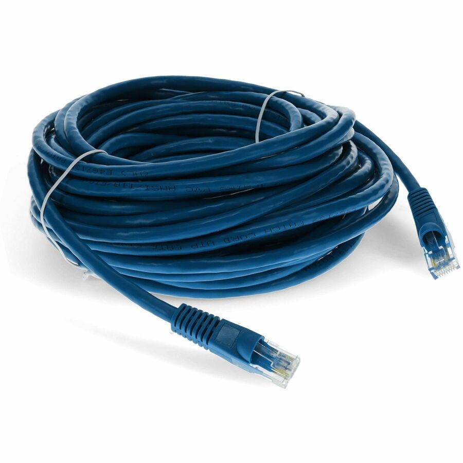 AddOn 15ft RJ-45 (Male) to RJ-45 (Male) Straight Blue Cat6 UTP PVC Copper Patch Cable