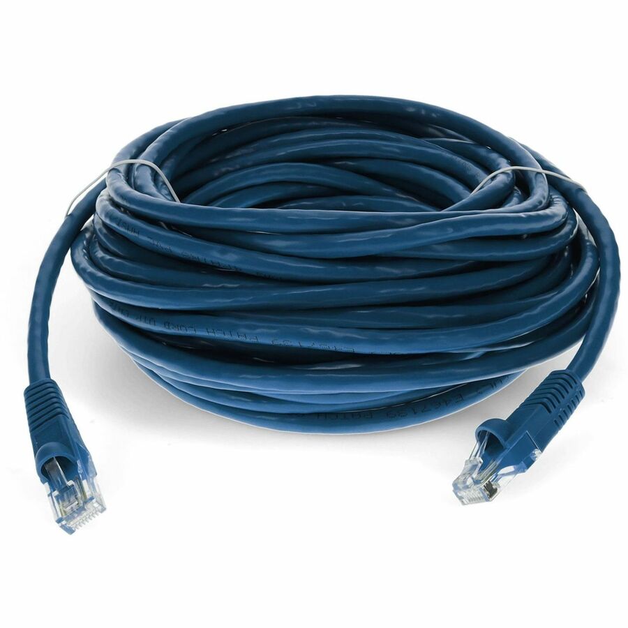 AddOn 15ft RJ-45 (Male) to RJ-45 (Male) Straight Blue Cat6 UTP PVC Copper Patch Cable