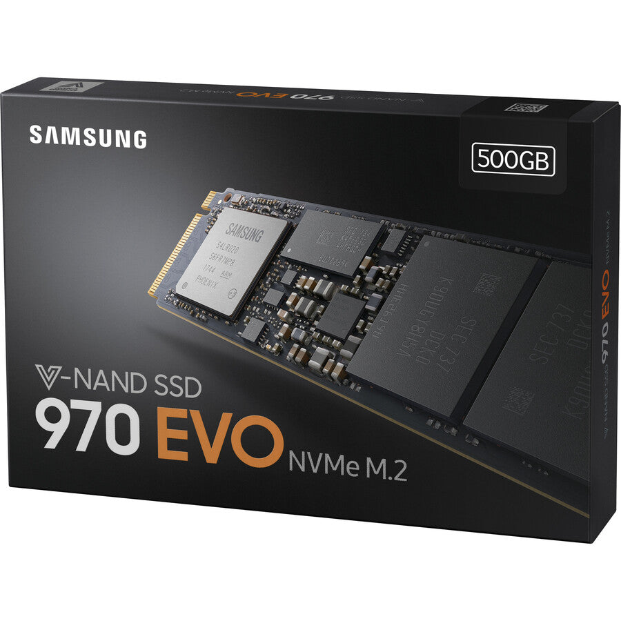 Samsung-IMSourcing 970 EVO MZ-V7E500BW 500 GB Solid State Drive - M.2 2280 Internal - PCI Express (PCI Express 3.0 x4)