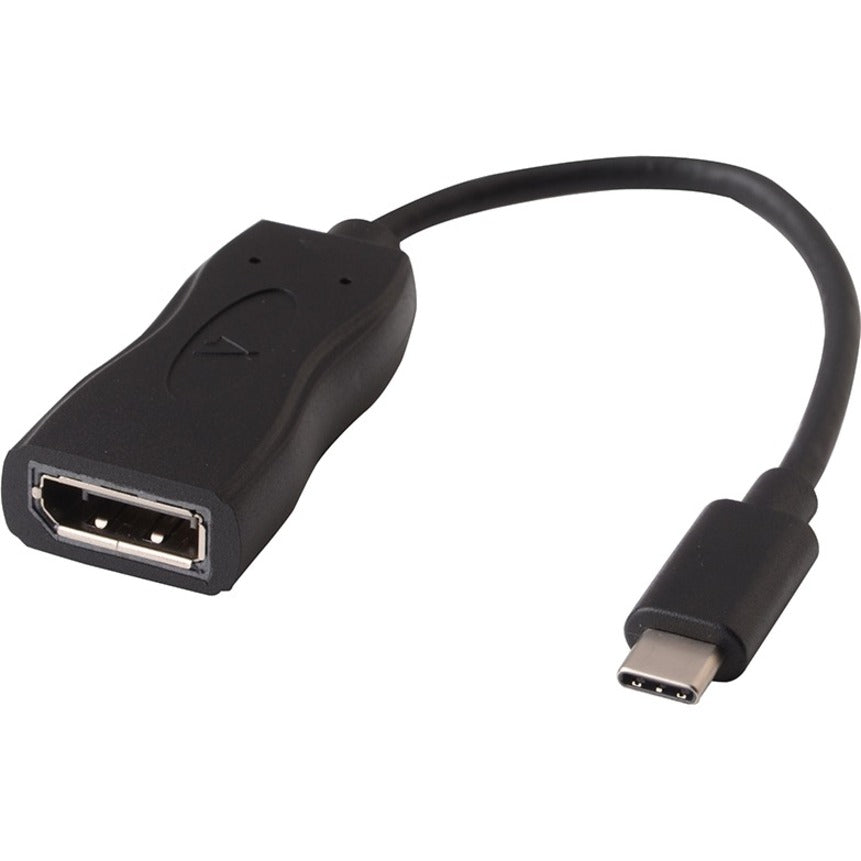 V7 Black USB Video Adapter USB-C Male to DisplayPort Female