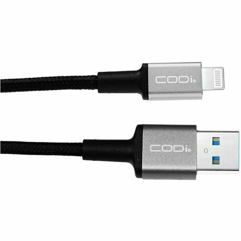 CODi 6' Braided Nylon USB-A to Lightning (MFI Certified) Charge & Sync Cable