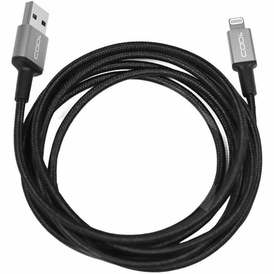 CODi 6' Braided Nylon USB-A to Lightning (MFI Certified) Charge & Sync Cable