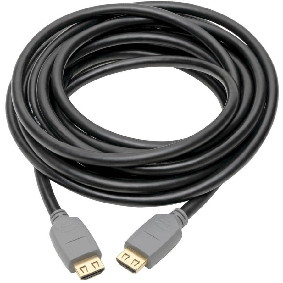 Eaton Tripp Lite Series 4K HDMI Cable (M/M) - 4K 60 Hz, HDR, 4:4:4, Gripping Connectors, Black, 15 ft.