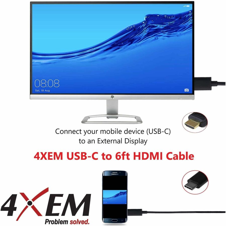 4XEM USB-C to HDMI Cable