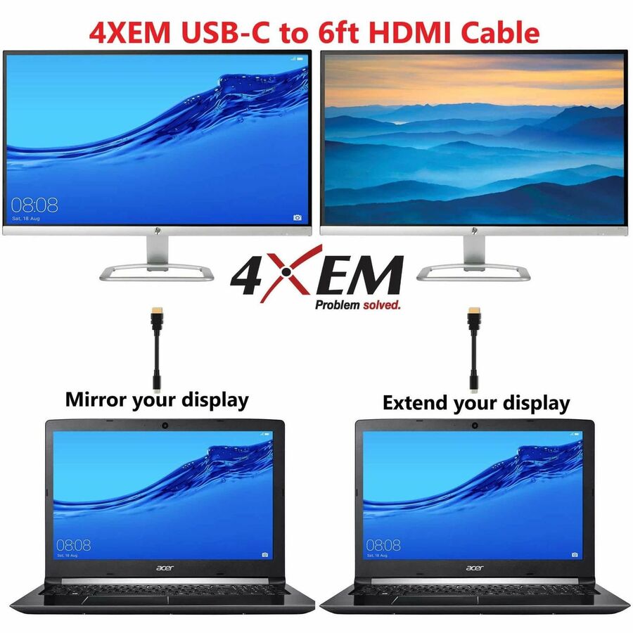 4XEM USB-C to HDMI Cable