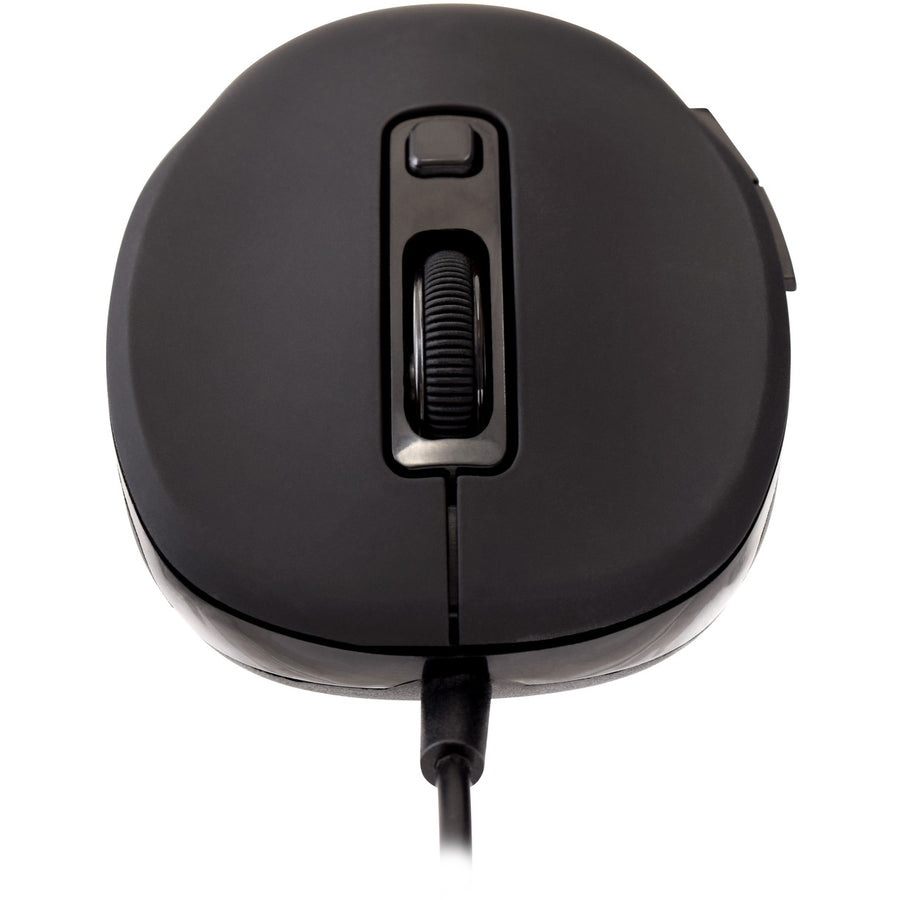 V7 MU300 PRO USB 6-Button Wired Mouse with Adjustable DPI - Black