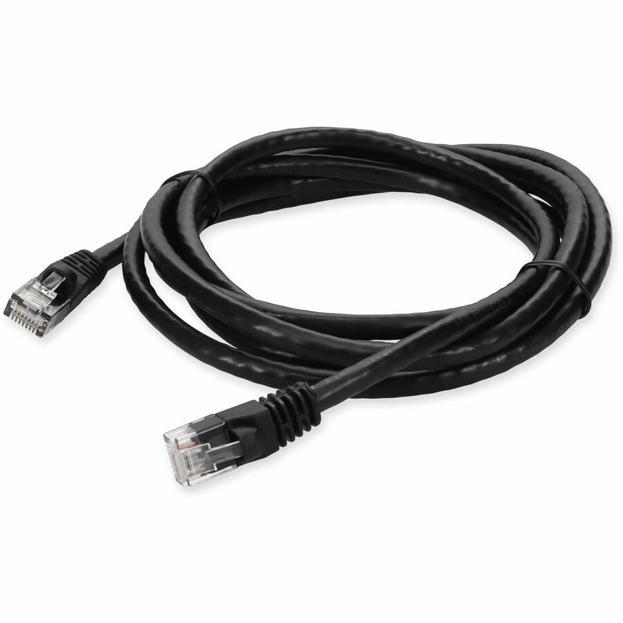 AddOn 10ft RJ-45 (Male) to RJ-45 (Male) Straight Black Cat6 UTP PVC Copper Patch Cable