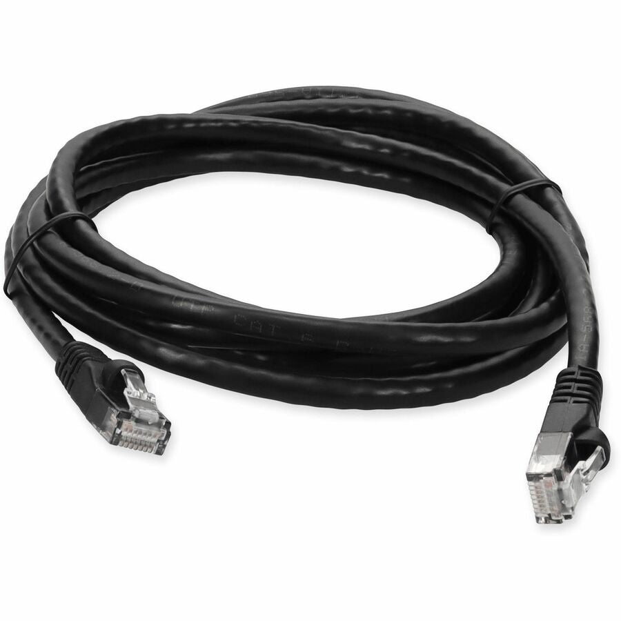 AddOn 10ft RJ-45 (Male) to RJ-45 (Male) Straight Black Cat6 UTP PVC Copper Patch Cable