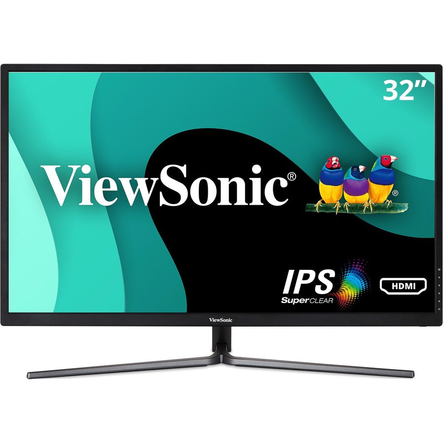 ViewSonic VX3211-2K-MHD 32 Inch IPS WQHD 1440p Monitor with 99% sRGB Color Coverage HDMI VGA and DisplayPort