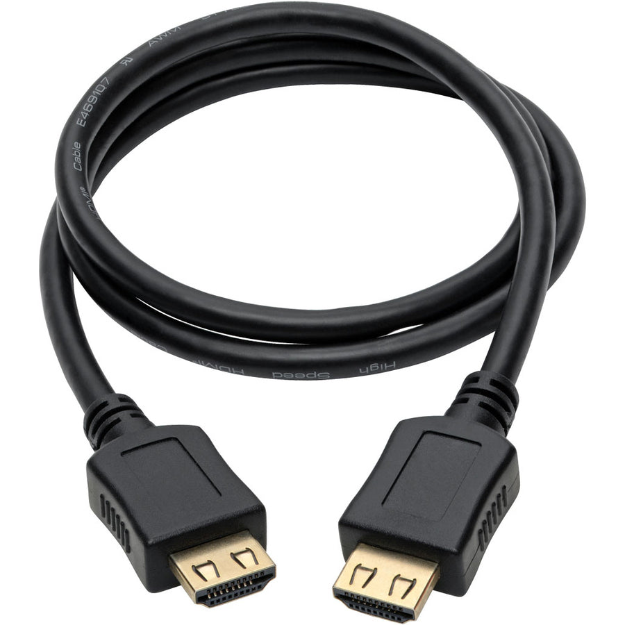 Eaton Tripp Lite Series High-Speed HDMI Cable, Gripping Connectors, 4K (M/M), Black, 3 ft. (0.91 m)