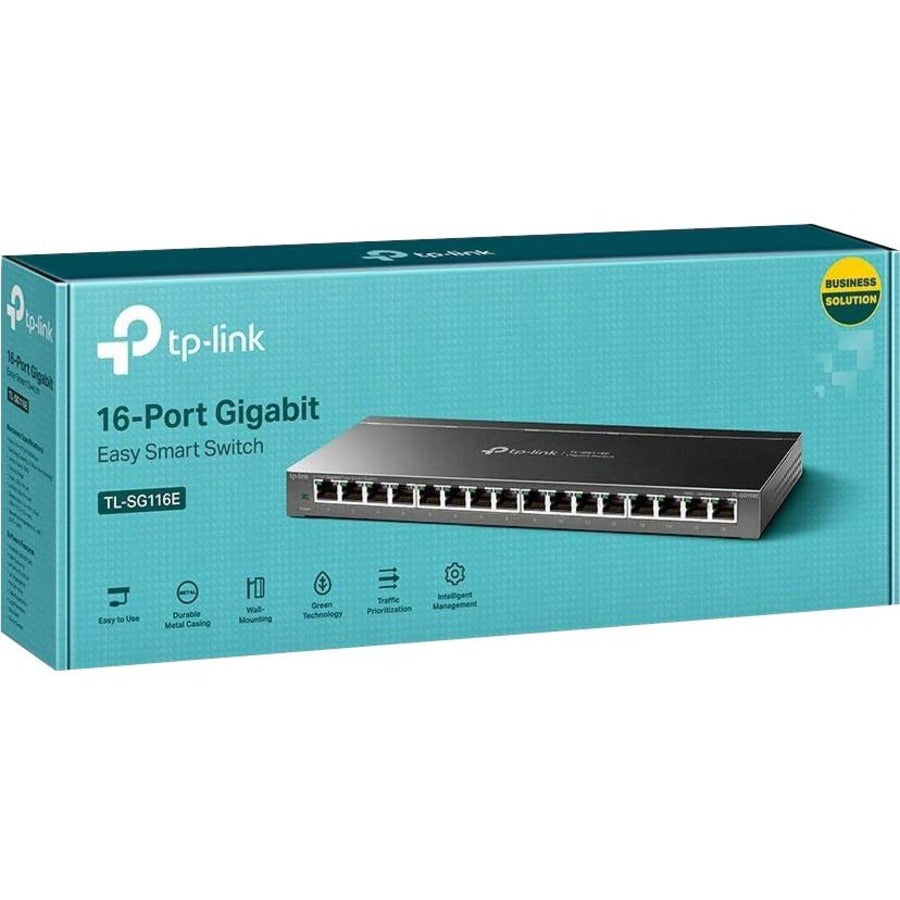 TP-Link TL-SG116E - 16-Port Gigabit Easy Smart Switch