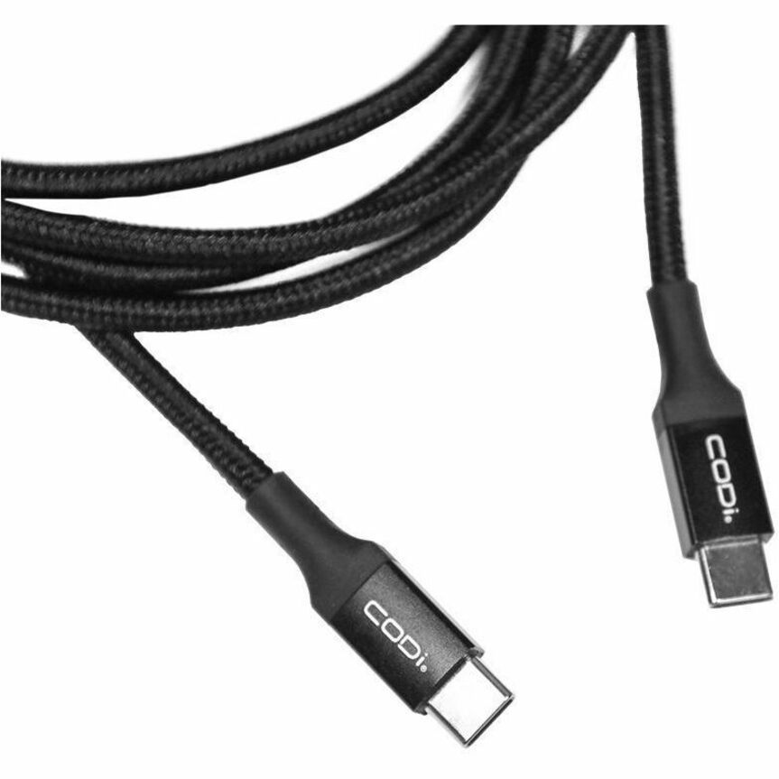 CODi 6' USB-C to USB-C Braided Nylon Charge & Sync Cable