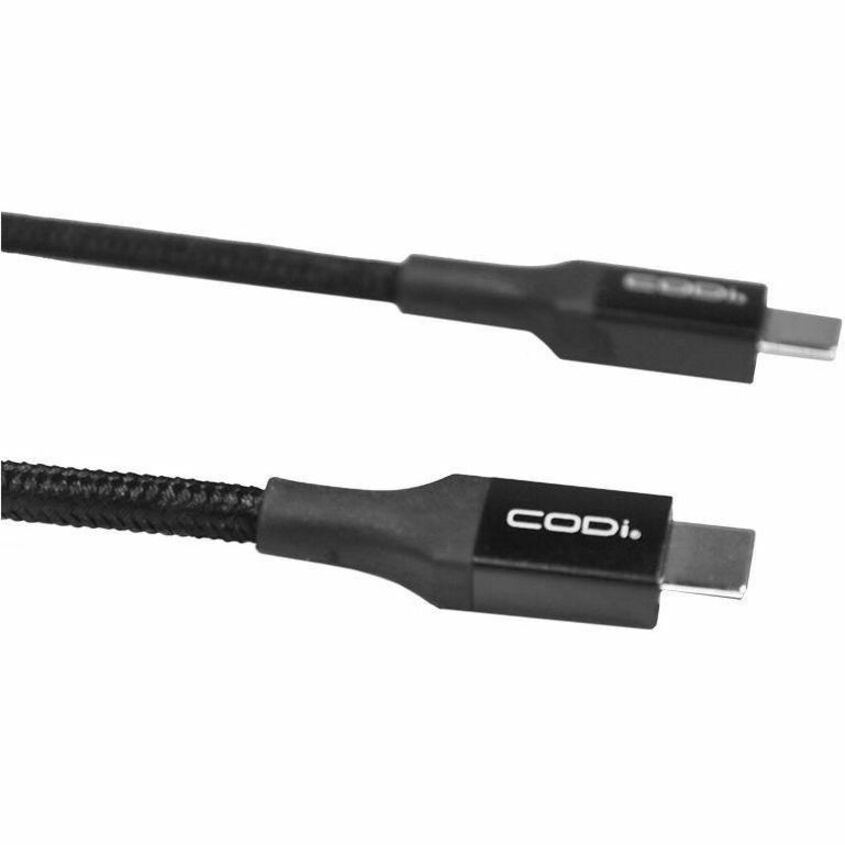 CODi 6' USB-C to USB-C Braided Nylon Charge & Sync Cable