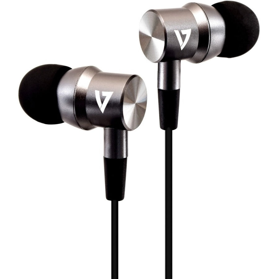 V7 Noise Isolating Stereo Earbuds with Microphone