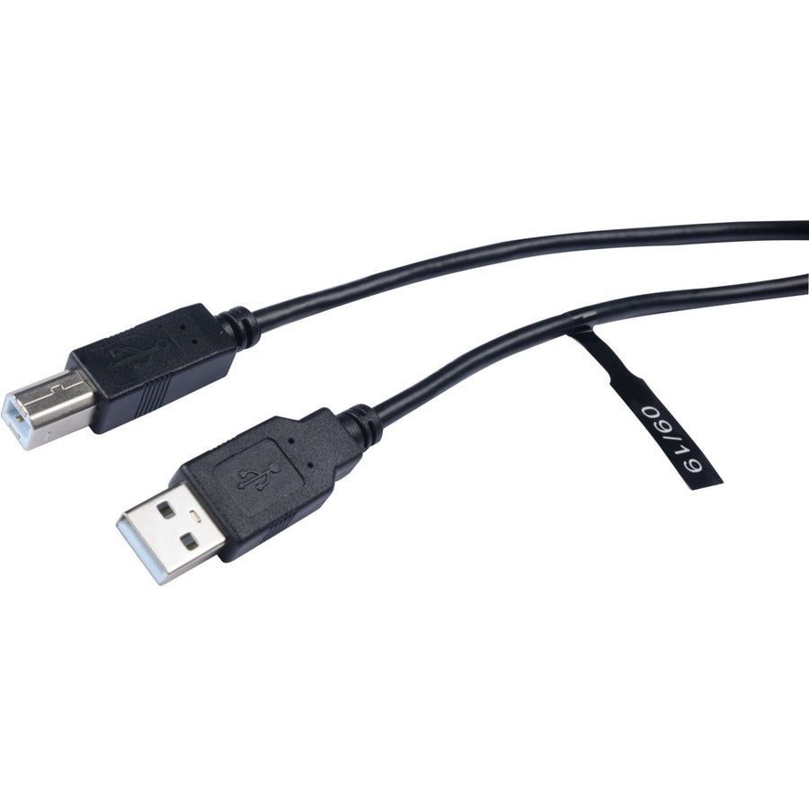 V7 Black USB Cable USB 2.0 A Male to USB 2.0 B Male 3m 10ft