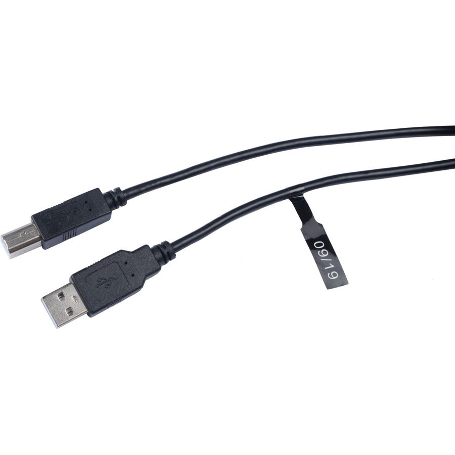 V7 Black USB Cable USB 2.0 A Male to USB 2.0 B Male 3m 10ft