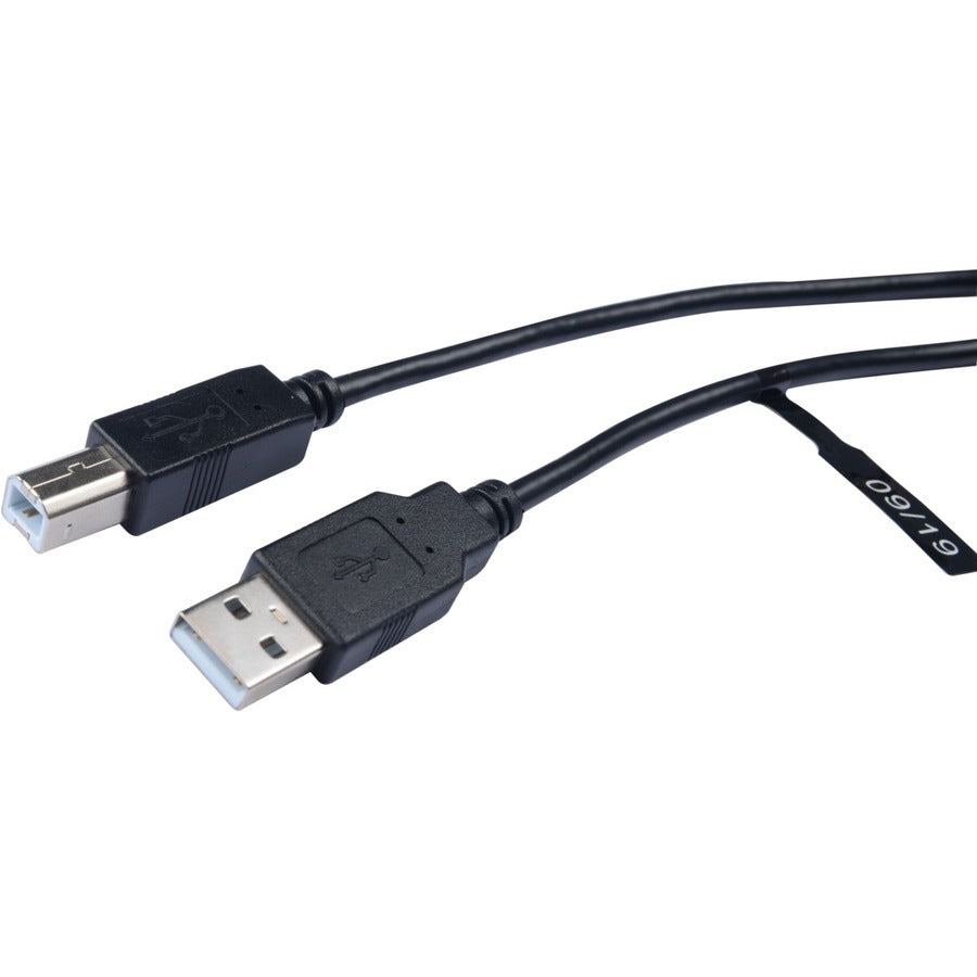 V7 Black USB Cable USB 2.0 A Male to USB 2.0 B Male 3m 10ft