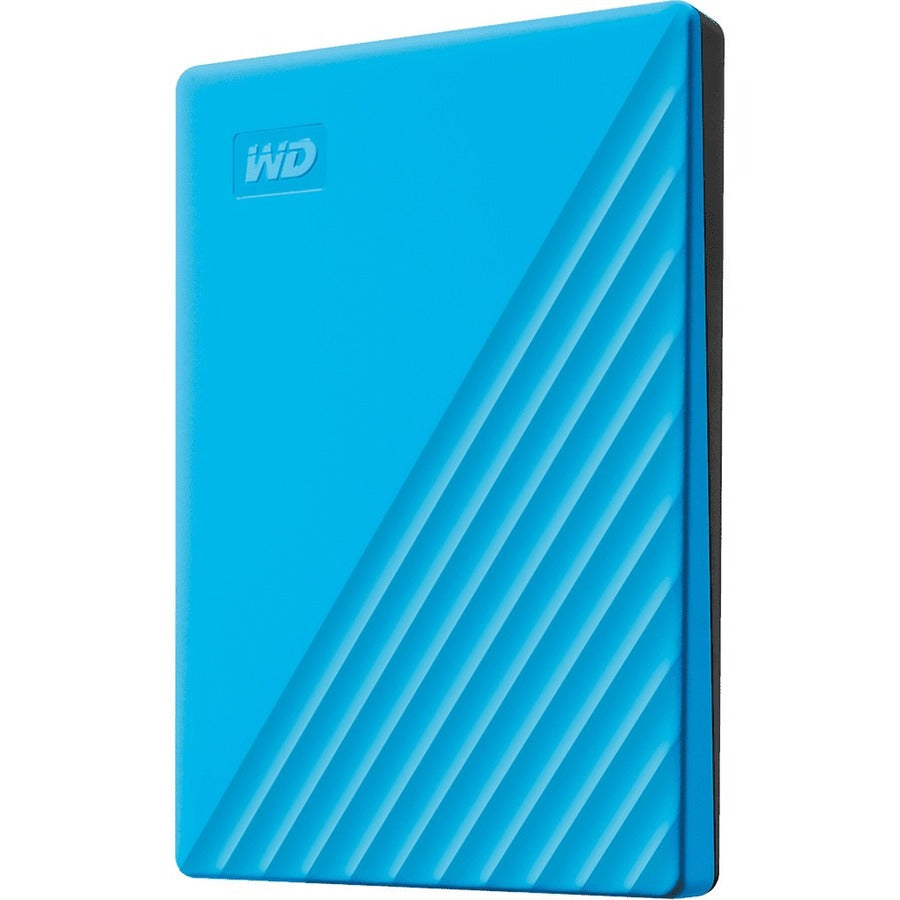 WD My Passport WDBPKJ0040BBL-WESN 4 TB Portable Hard Drive - External - Blue