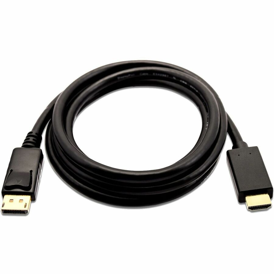 V7 DisplayPort 1.2 Male to HDMI 1.4 Male 21.6 Gbps 4K UHD 2m/6.6ft Black