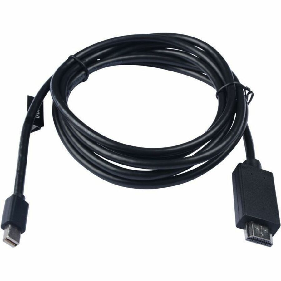 V7 Black Video Cable Mini DisplayPort Male to HDMI Male 2m 6.6ft