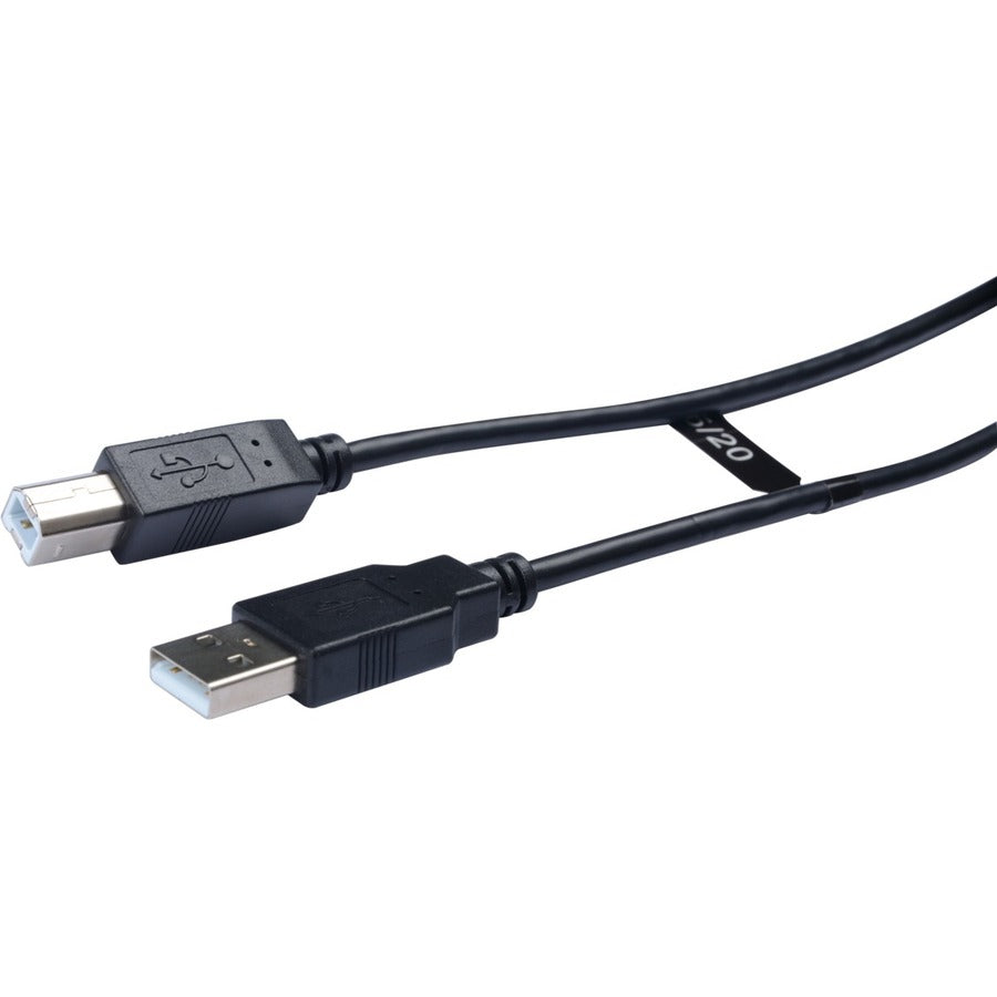 V7 Black USB Cable USB 2.0 A Male to USB 2.0 B Male 5m 16.4ft