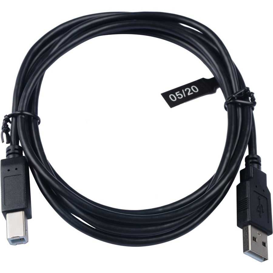 V7 Black USB Cable USB 2.0 A Male to USB 2.0 B Male 5m 16.4ft