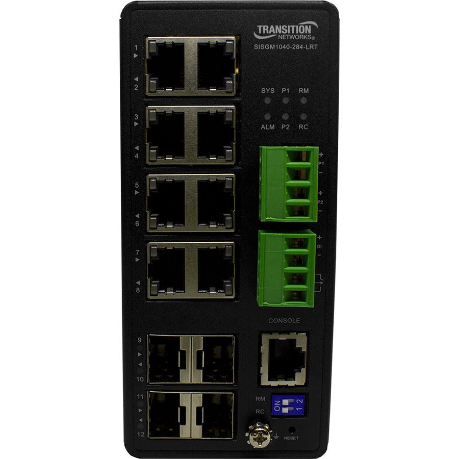 Transition Networks Managed Hardened Gigabit Ethernet Switch