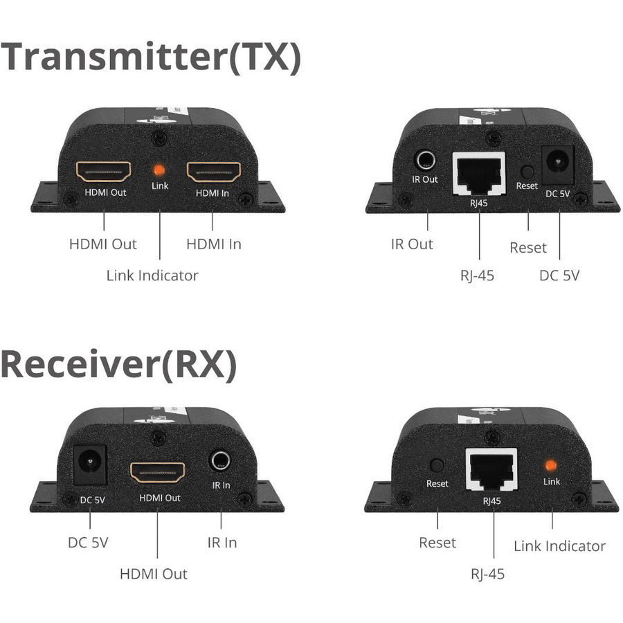 SIIG Full HD HDMI Extender over Cat5e/6 with IR - 164ft