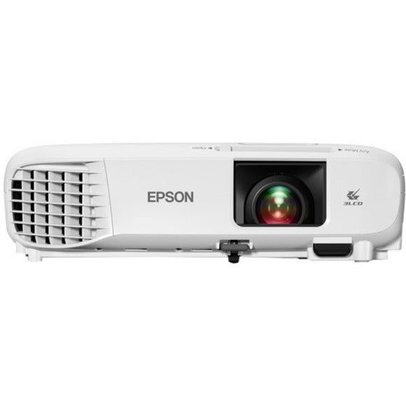 Epson PowerLite E20 LCD Projector - 4:3 - Ceiling Mountable - White