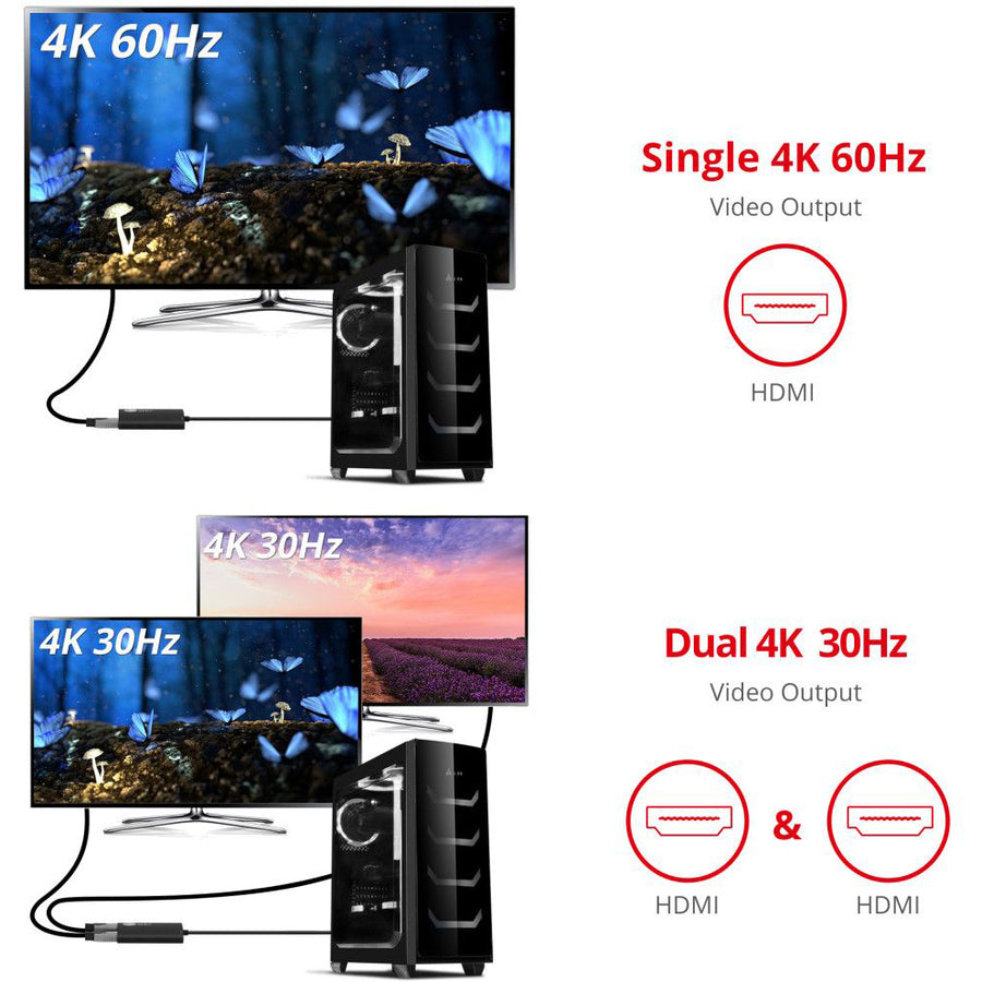 SIIG 4K 1x2 DisplayPort 1.2 to HDMI MST Splitter