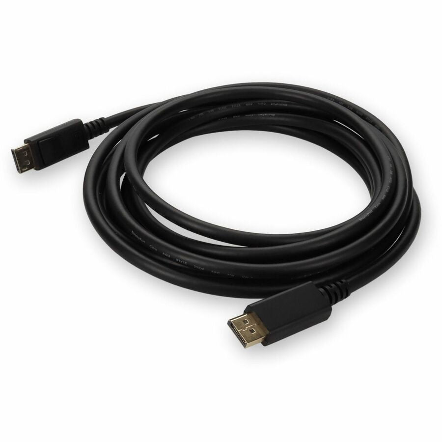 15ft DisplayPort Male 1.4 to DisplayPort 1.4 Male Black Adapter Cable