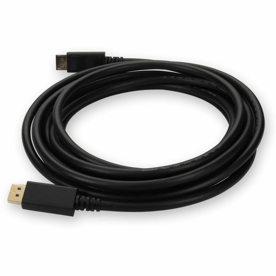 15ft DisplayPort Male 1.4 to DisplayPort 1.4 Male Black Adapter Cable