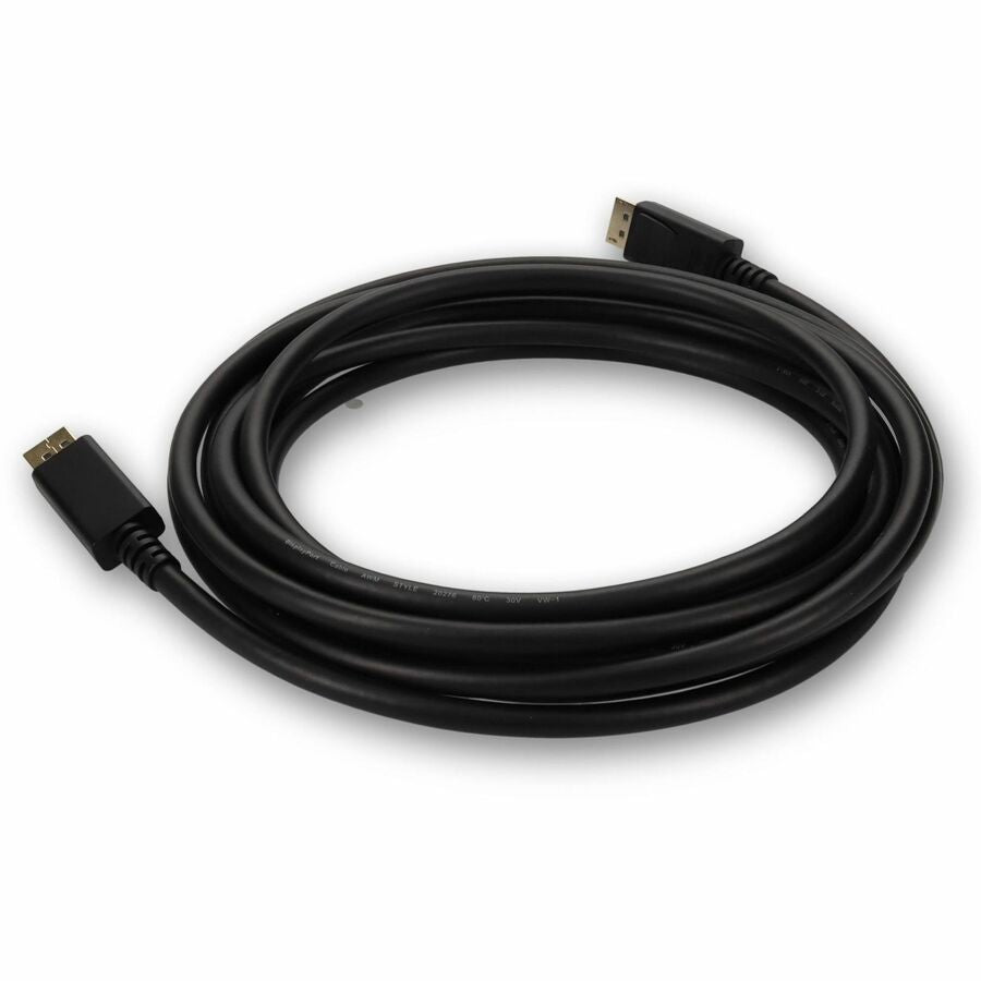 15ft DisplayPort Male 1.4 to DisplayPort 1.4 Male Black Adapter Cable