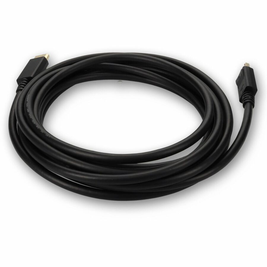 15ft DisplayPort Male 1.4 to DisplayPort 1.4 Male Black Adapter Cable