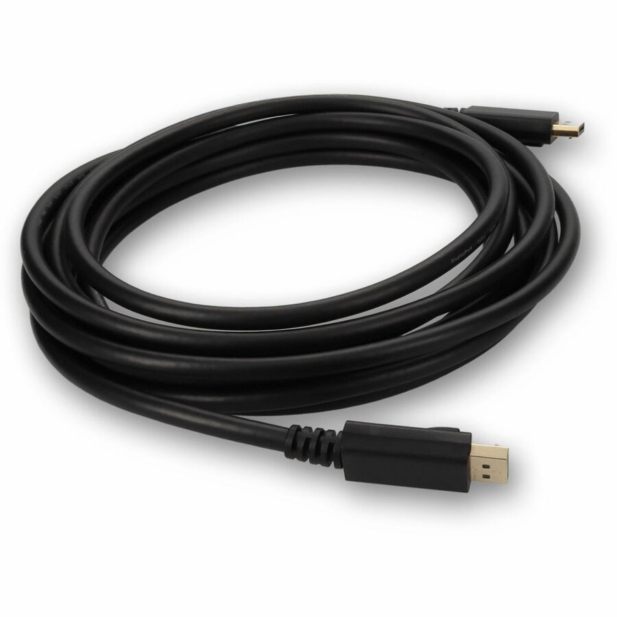 15ft DisplayPort Male 1.4 to DisplayPort 1.4 Male Black Adapter Cable