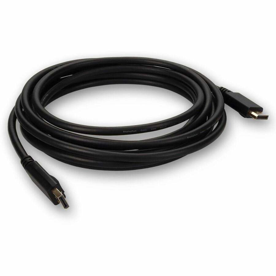 15ft DisplayPort Male 1.4 to DisplayPort 1.4 Male Black Adapter Cable