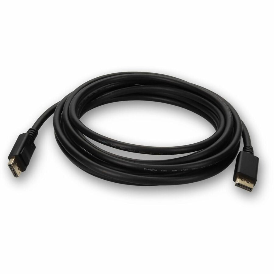 15ft DisplayPort Male 1.4 to DisplayPort 1.4 Male Black Adapter Cable