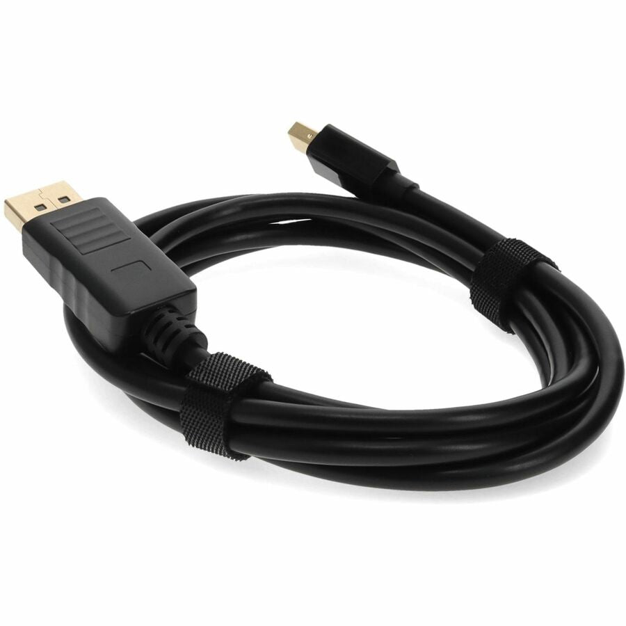 3ft (1m) Mini-DisplayPort Male to DisplayPort Male Black Adapter Cable