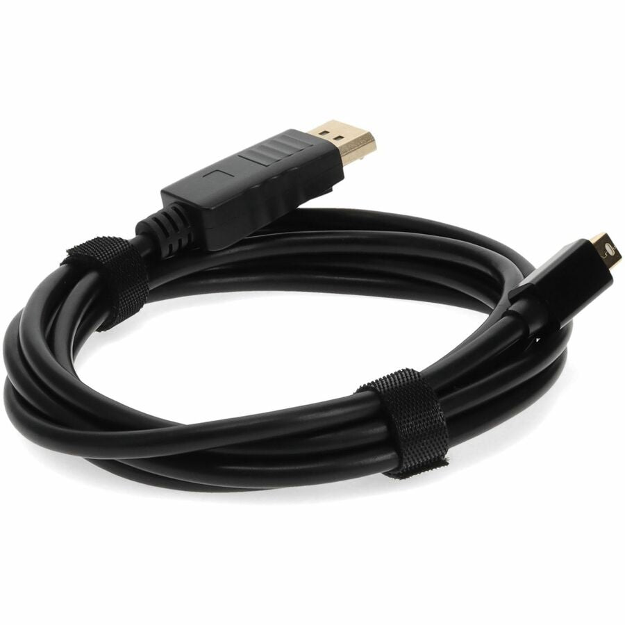 3ft (1m) Mini-DisplayPort Male to DisplayPort Male Black Adapter Cable