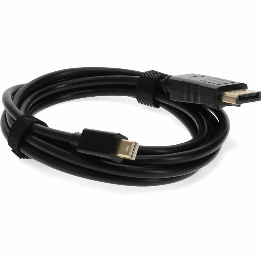 3ft (1m) Mini-DisplayPort Male to DisplayPort Male Black Adapter Cable