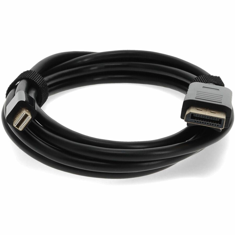 3ft (1m) Mini-DisplayPort Male to DisplayPort Male Black Adapter Cable