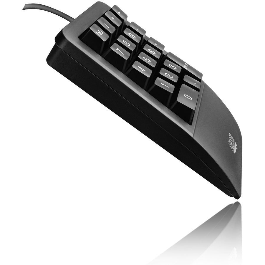 Adesso Antimicrobial Waterproof Numeric Keypad with Wrist Rest Support