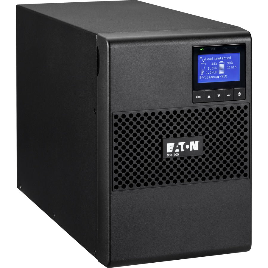 Eaton 9SX 700VA 630W 120V Online Double-Conversion UPS - 6 NEMA 5-15R Outlets, Cybersecure Network Card Option, Extended Run, Tower