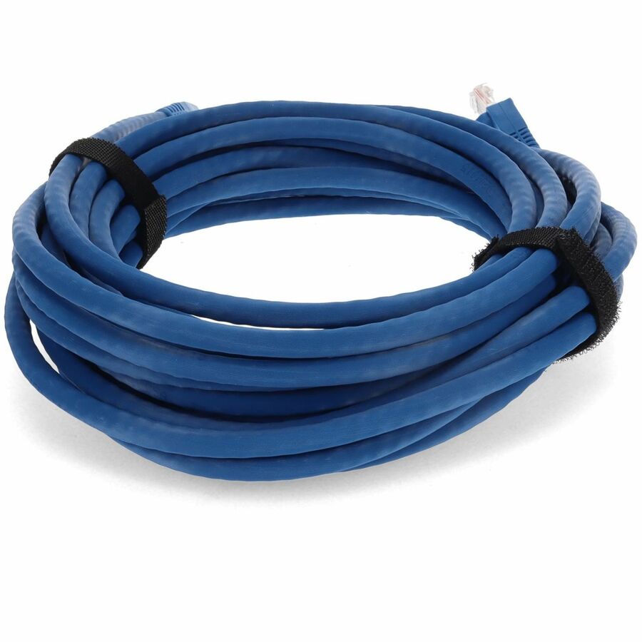 AddOn 50ft RJ-45 (Male) to RJ-45 (Male) Straight Blue Cat6A UTP PVC Copper Patch Cable