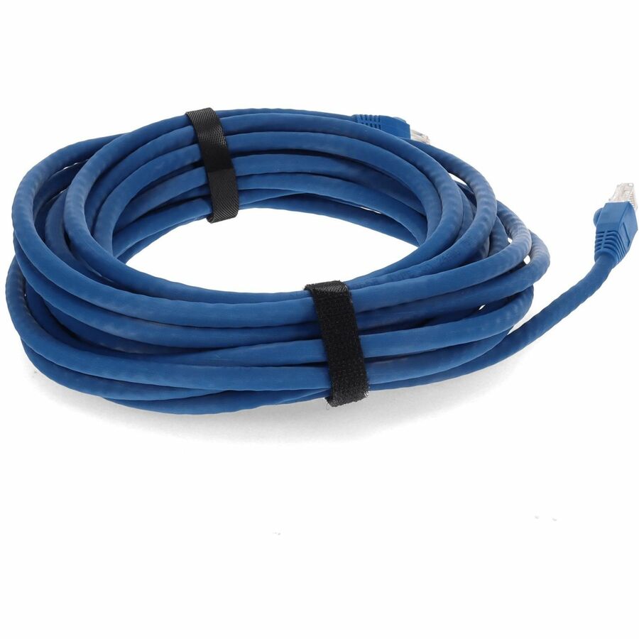 AddOn 50ft RJ-45 (Male) to RJ-45 (Male) Straight Blue Cat6A UTP PVC Copper Patch Cable