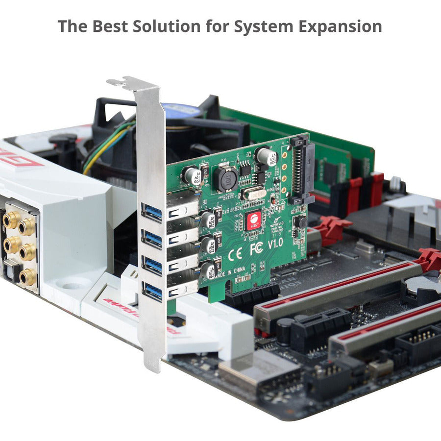 SIIG DP USB 3.0 4-Port PCIe Host Card